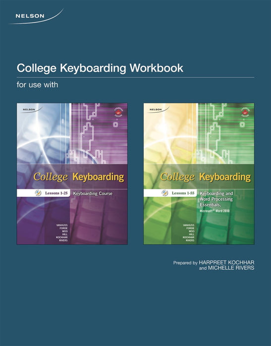 College Keyboarding Workbook, Lessons 1-55, 1st Edition