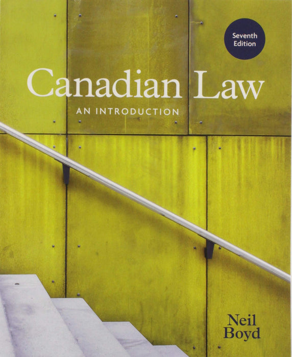 Canadian Law: An Introduction, 7th Edition